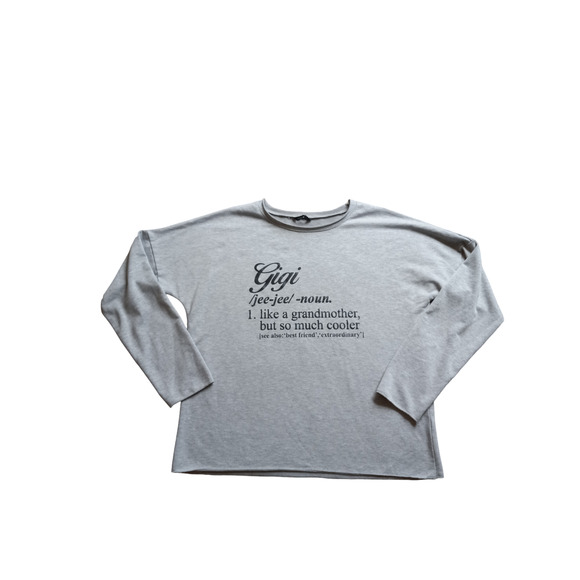 Women's GiGi Grandma Sweatershirt Top Size M - Picture 6 of 9